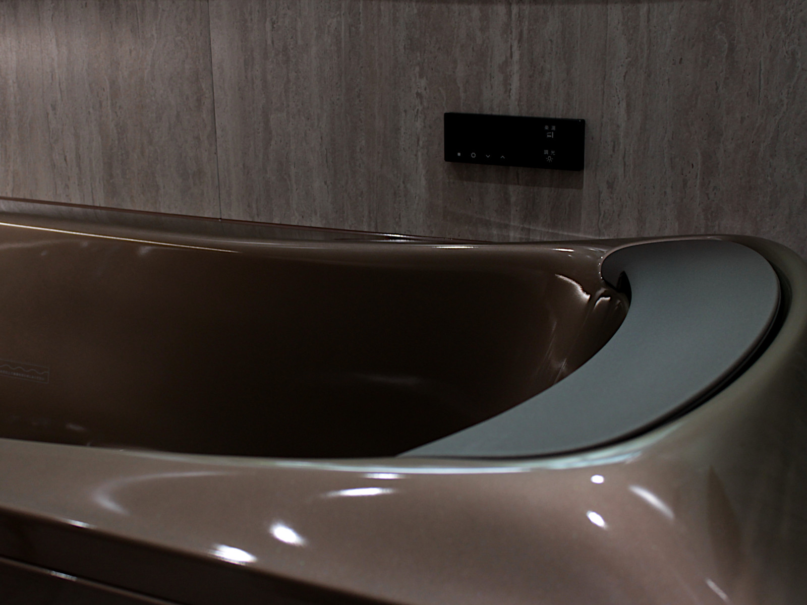 肩楽湯機能付き人工大理石浴槽【エレノアマローネ】